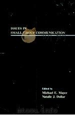 ISSUES IN SMALL GROUP COMMUNICATION     PDF电子版封面     