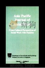 ASIA PACIFIC JOURNAL OF SOCIAL WORK（ PDF版）