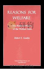 REASONS FOR WELFARE THE POLITICAL THEORY OF THE WELFARE STATE（ PDF版）