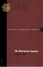 THE WORK OF THE COUNSELOR     PDF电子版封面     