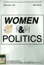 MOMEN & POLITICS VOLUME 10 NO 1 1990     PDF电子版封面     