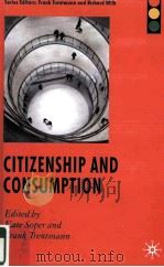 CITIZENSHIP AND CONSUMPTION     PDF电子版封面     