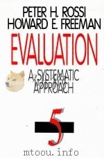 EVALUATION A SYSTEMATIC APPROACH 5     PDF电子版封面  9780803944589   