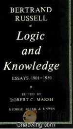 Logic And Knowledge   1956  PDF电子版封面  0041640012   