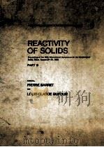 REACTIVITY  OF  SOLIDS PART B（1985 PDF版）