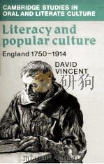 LITERACY AND POPULAR CULTURE ENGLAND 1750-1914   1989  PDF电子版封面  0521334667   