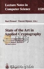 Lecture Notes in Computer Science 1528 State of the Art in Applied Cryptography Course on Computer S（1998 PDF版）