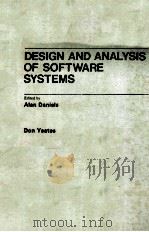 Disign and Analysis of Software Systems   1983  PDF电子版封面     