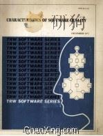 Characteristics of Software Quality   1973  PDF电子版封面     