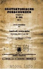 GEOTEKTONISCHE FORSCHUNGEN   1974  PDF电子版封面  3510500113   