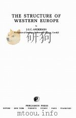 THE STRUCTURE OF WESTERN EUROPE   1978  PDF电子版封面  0080220452   