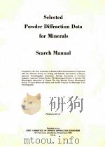 SELECTED POWDER DIFFRACTION DATA FOR MINERALS   1974  PDF电子版封面     