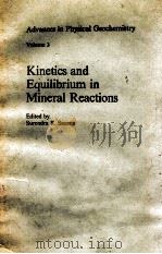 ADVANCES IN PHYSICAL GEOCHEMISTRY VOLUME 3 KINETICS AND EQUILIBRIUM IN MINERAL REACTIONS（1983 PDF版）