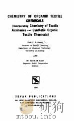 CHEMISTBY OF%ORGANIC TEXTILE CHEMICALS   1990  PDF电子版封面     