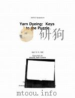 YARN DYEING KEYS TO THE PUZZLE（1992 PDF版）