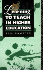 LEARNING TO TEACH IN HIGHER EDUCATION（1992 PDF版）