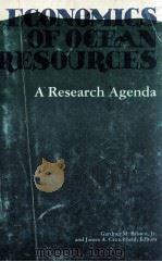 ECONOMICS OF OCEAN RESOURCES A RESEARCH AGENDA   1982  PDF电子版封面  0295959827   