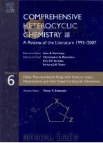 COMPREHENSIVE HETEROCYCLIC CHEMISTRY  Ⅲ  Volume 6     PDF电子版封面  9780080449913   