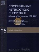 COMPREHENSIVE HETEROCYCLIC CHEMISTRY  Ⅲ  Volume 15     PDF电子版封面  9780080449913   