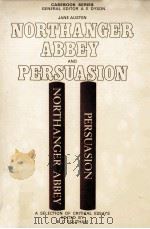 Jane Austen Northanger Abbey and Persuasion A CASEBOOK   1976  PDF电子版封面  0333192087   