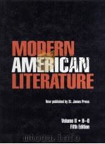 MODERN AMERICAN LITERATURE VOLUME II.H-O Fifth Edition   1999  PDF电子版封面  1558623817   