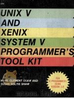 Unix V and Xenix System V Programmer's Tool Kit   1986  PDF电子版封面  0830627510   
