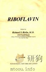 RIBOFLAVIN   1975  PDF电子版封面  0306308142   