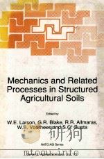 MECHANICS AND RELATED PROCESSES IN STRUCTURED AGRICULTURAL SOILS（1989 PDF版）