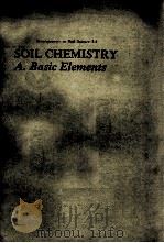 SOIL CHEMISTRY 5A SOIL CHEMISTRY（1976 PDF版）