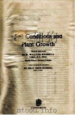 SOIL CONDITIONS AND PLANT GROWTH TENTH EDITION（1973 PDF版）