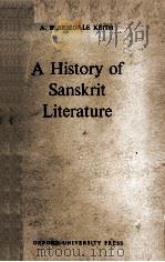 A HISTORY OF SANSKRIT LITERATURE   1956  PDF电子版封面     