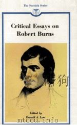 THE SCOTTISH SERIES CRITICAL ESSAYS ON ROBERT BURNS（1975 PDF版）