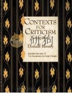 CONTEXTS FOR CRITICISM SECOND EDITION（1994 PDF版）