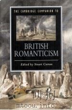 THE CAMBRIDGE COMPANION TO BRITISH ROMANTICISM（1993 PDF版）