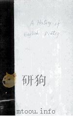 A HISTORY OF ENGLISH POETRY VOL.I（1926 PDF版）