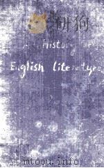 A HISTORY OF ENGLISH LITERATURE IN A SERIES OF LECTURES VOL.II   1927  PDF电子版封面     