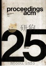 Proceedings Ach Vol.1   1972  PDF电子版封面     