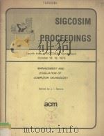 Proceedings of the Fourth Annual SIGCOSIM Symposium   1973  PDF电子版封面     