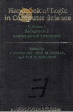 Handbook of Logic in Computer Science Volume 1   1992  PDF电子版封面  0198537352   