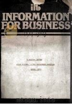 ILB INFORMATION FOR BUSINESS   1975  PDF电子版封面     