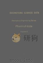 ENGINEERING SCIENCES DATA MECHANICAL ENGINEERING SERIES PHYSICAL DATA VOLUME 2   1965  PDF电子版封面     