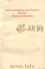 INSTRUMENTATION AND CONTROL FOR THE PROCESS INDUSTRIES（1985 PDF版）