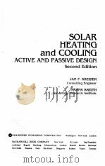 SOLAR HEATING AND COOLING ACTIVE AND PASSIVE DESIGN SECOND EDITION（1982 PDF版）