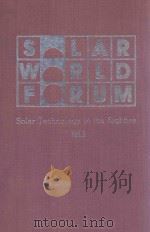 SOLAR WORLD FORUM VOLUME THREE（1982 PDF版）