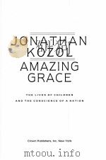 JONTHAN KOZOL AMAZING GRACE（1995 PDF版）