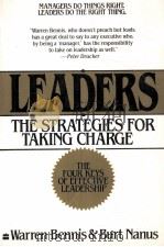 LEADERS THE STRATEGIES FOR TANKING CHARGE   1985  PDF电子版封面    WARREN BENNIS & BURT NANUS 