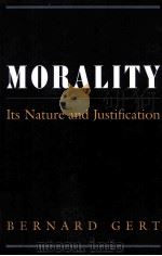 MORALITY ITS NATURE AND JUSTIFICATION（ PDF版）