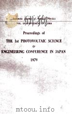 PROCEEDINGS OF THE 2ND PHOTOVOLTAIC SCIENCE & ENGINEERING CONFERENCE IN JAPAN 1979（1980 PDF版）