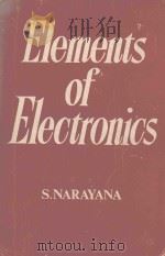 ELEMENTS OF ELECTRONICS     PDF电子版封面     