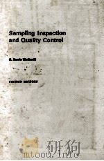 SAMPLING INSPECTION AND QUALITY CONTROL   1969  PDF电子版封面  0412149605   